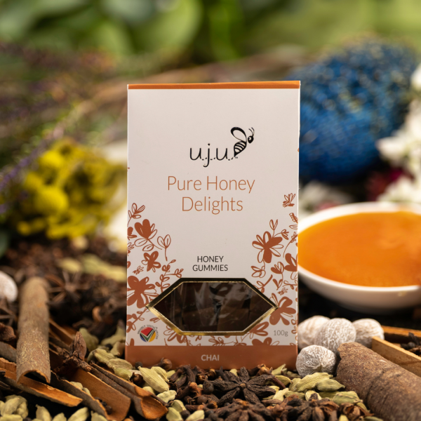 Uju Honey and chai spice gummy sweeties