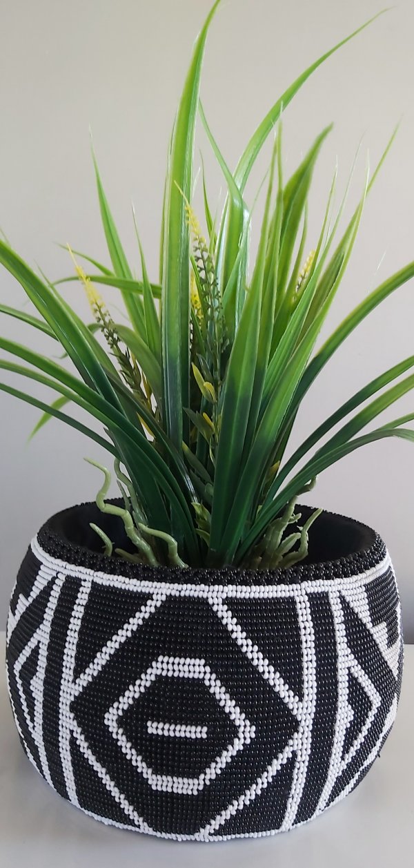 Beaded Pot Plant