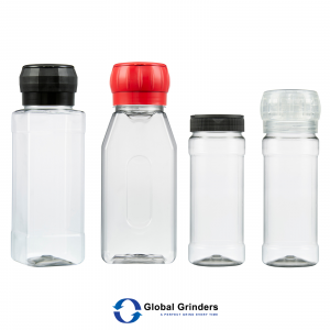 Super Size Grinders and Shakers with different bottle sizes