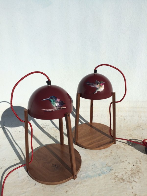 Hummingbird table lamps